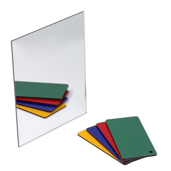 Silver Mirror Acrylic Sheet - Sabin Plastic