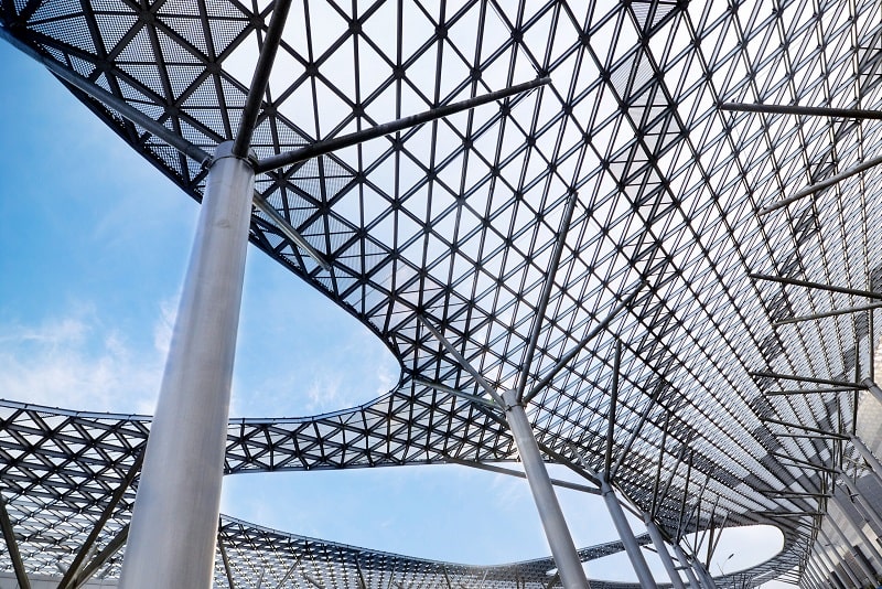 structural glass ceiling