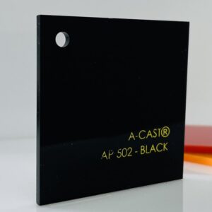 BLACK ACRYLIC SHEET 10mm 2 X 3 Mtr 502